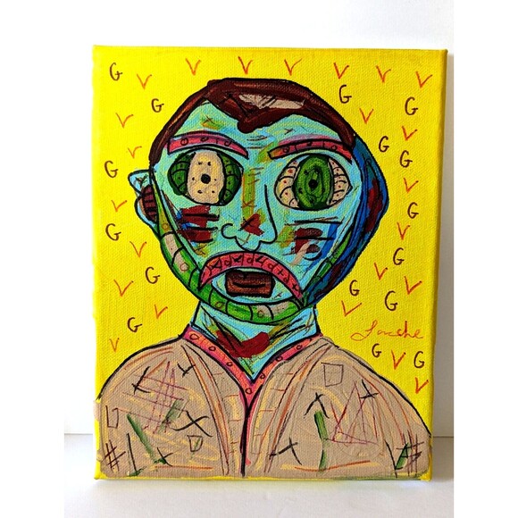 Pablo Picasso Vincent Van Gogh Portrait Paintings Zombie Abstract Impressionism - Picture 2 of 7